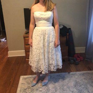 Galina Tea Length Wedding Dress